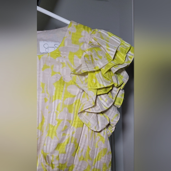 Jessica Simpson Yellow Dress US 2 - Picture 3 of 4